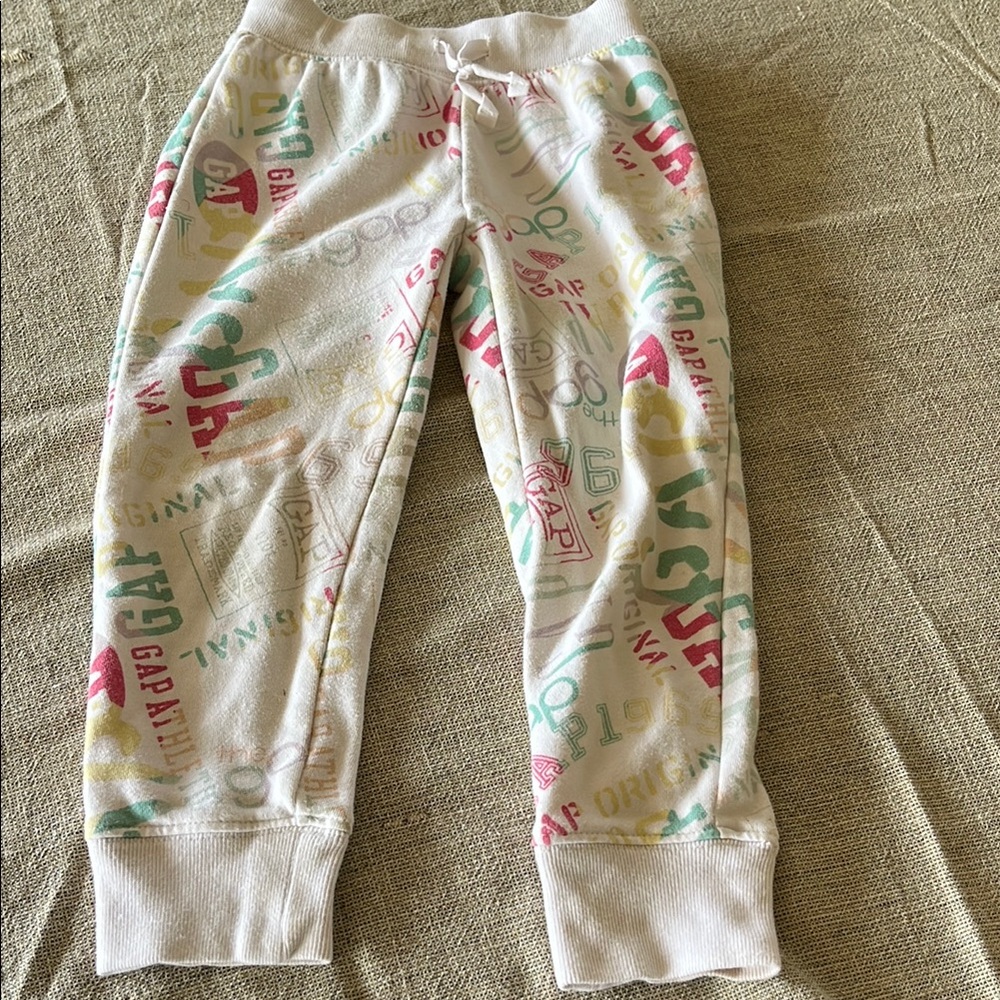 GAP Colorful Graphic Print Jogger Pants